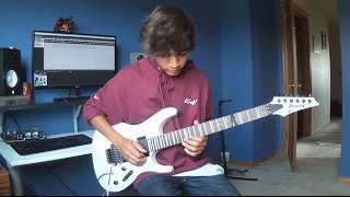 Polyphia  Sweet Tea Guitar Cover Aaron Marshall Solo [upl. by Ytiak]