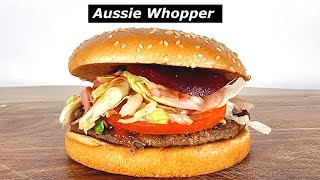 Aussie Whopper Hungry Jacks  2024 REVIEW [upl. by Nhguavad944]