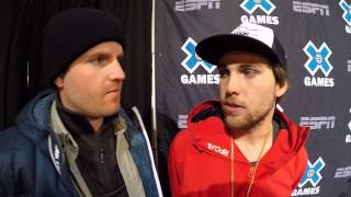 SImon dArtois discusses his X Games superpipe gold [upl. by Sorenson499]