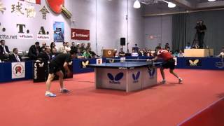 2013 CCTTA Butterfly Open final position 34  SunJian Fei vs SZYMANSKI Filip 1 [upl. by Quill715]