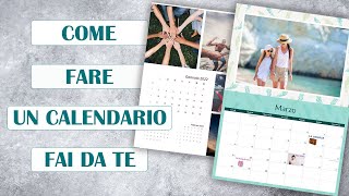 Come fare un calendario fai da te con Foto Festività e tanto altro [upl. by Ahsaet]