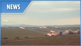 Vostok 2018 Large scale shooting from the Uragan MRSA [upl. by Nnylcaj]