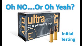 Eley Ultra Extreme Long Range 22LR Ammo Testing CZ457 prs nrl 22lr precision target cz [upl. by Faxen646]