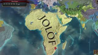 EU4 Winds of Change  Jolof Timelapse  Europa Universalis 4 [upl. by Jorey]