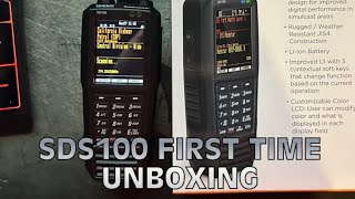 Uniden SDS100 Unboxing [upl. by Dumah]