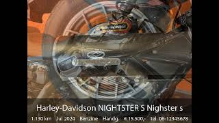 HarleyDavidson NIGHTSTER S Nighster s [upl. by Yerffoej]