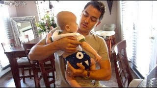 Practicing with Baby  May 28 2012  itsJudysLife Vlog [upl. by Aymahs]