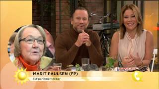 Marit Paulsen lämnar jobbet efter 66 år quotI morgon blir jag pensionärquot  Nyhetsmorgon TV4 [upl. by Aicineohp]