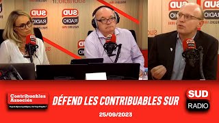 Contribuables Associés défend les contribuables sur Sud Radio [upl. by Adnohsak307]