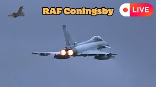 LIVE From RAF Coningsby  Home to RAF Eurofighter Typhoon FGR4  QRA amp BBMF [upl. by Geanine]