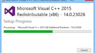 How to Download and Install Visual C Redistributable Packages for Visual Studio 2015 [upl. by Naivart]