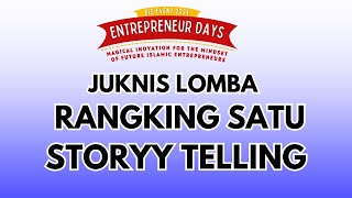 JUKNIS LOMBA RANKING 1 DAN LOMBA STORY TELLING [upl. by Ennaeiluj]