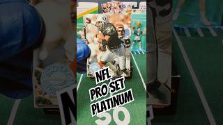 1991 NFL ProSet Platinum Football Cards Pack Opening shorts football [upl. by Sirkin]