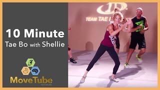 10 Minute Tae Bo Cardio Party with Shellie Blanks Cimarosti [upl. by Masterson227]