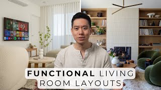 How To Arrange Your Big Or Small Living Room amp 10 Layout Configurations [upl. by Libbie]