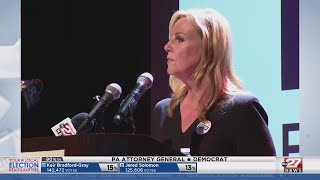 abc27 analysts react to Janelle Stelson winning the PA 10th District primary [upl. by Yenrab969]