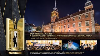 Modernizacja Roku i Budowa XXI w  Gala Finałowa 28 edycji Konkursu 27 września 2024 [upl. by Nolana559]