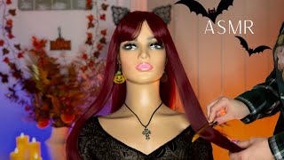 ASMR Perfectionist Fixes amp Styles Your Hair amp Makeup For Your Halloween Party with Accessories [upl. by Htiaf]