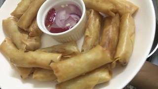 Lumpiang Ubod prito Mae’s Kitchen  Homecooking [upl. by Einahpts]