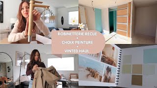 ROBINETTERIE DOREE  CHOIX PEINTURES MAISON  CINDY GREDZIAK VLOG CONSTRUCTION [upl. by Nelan]