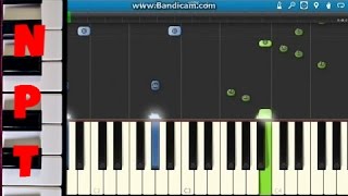 Pitbull ft Kesha  Timber Piano Tutorial How to play on Synthesia [upl. by Charyl]