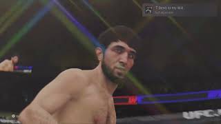 Dangerous submission by zabit magomedsharipov ufc4 ps5 ufc4gameplay [upl. by Inaflahk]