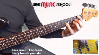 The Police  Every Breath You Take  BASS COVER [upl. by Sawtelle821]