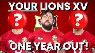 BRITISH amp IRISH LIONS 2025 TEAM PREDICTED BY VIEWERS  Vote Results [upl. by Missi]