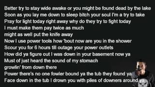 Eminem  Stay Wide Awake lyrics HD [upl. by Riess]