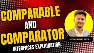 Comparable vs Comparator Interfaces Explained with Examples [upl. by Zorah372]