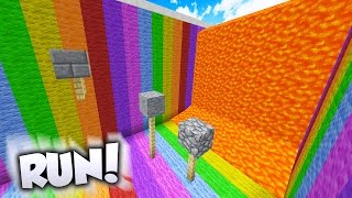 Minecraft MEGA LAVA RUN ESCAPE THE LAVA wPrestonPlayz JeromeASF amp MrWoofless [upl. by Llewej]