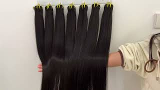 100 Human HairWe offer wigs weft hair closures frontals Clipins Tips Tapes [upl. by Aniv920]