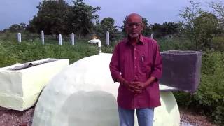 Ferrocement Biogas  domestic food waste based biogas [upl. by Soneson392]