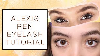 How To Get Lashes Like Alexis Ren  TUTORIAL  Aryanna Epperson [upl. by Zelazny929]