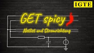 LTSpice 02 Stromrichtung bei DCSimulation und Einführung netlist [upl. by Anomahs632]