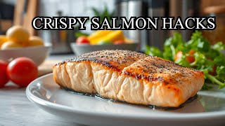 How to make Air Fryer CRISPY SALMON [upl. by Einafets610]