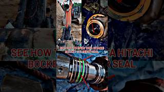 See how to open Tata Hitachi bocket cylinder sealpart1 and machinical vairalshort video ✅💯🔥🔥👍 [upl. by Prisilla637]