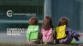 CURRÍCULO LOMLOE DE EDUCACIÓN INFANTIL [upl. by Aehr341]