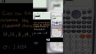 Calculator Technique Standard Deviation calculatortricks maths engineering scientificcalculator [upl. by Atoiganap]