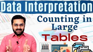 Data Interpretation Tabular Data  Counting in large tables [upl. by Uwton452]