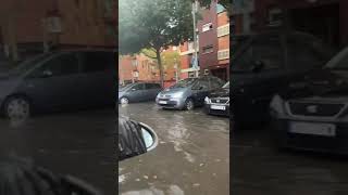 Asi ba badalona con la tormenta de agua 💦 Dana [upl. by Latsirk503]