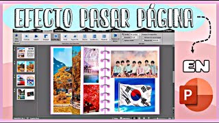 📖💻EFECTO PASAR PÁGINA EN POWER POINT ✅ SIMULAR LIBRO ABIERTO 📖 MUY FÁCIL [upl. by Saixela888]