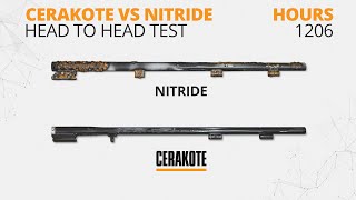 Corrosion Test  ASTM B117  Cerakote vs Black Nitride [upl. by Clemens]