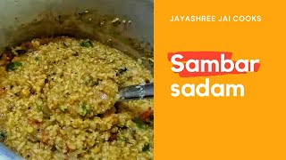 sambar sadam easy one pot recipe Jayashree Jai cooks [upl. by Stretch560]