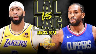 Los Angeles Lakers vs Los Angeles Clippers Full Game Highlights  January 23 2024  FreeDawkins [upl. by Christensen]