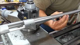 Receiver truing and Barrel threading with timing [upl. by Cesar875]