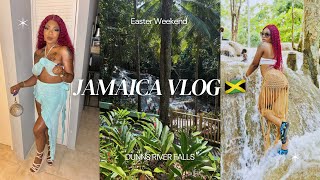 JAMAICA VLOG EASTER WEEKEND SANDZ DUNNS RIVER FALLS IN REAL TIME REAL VIBES [upl. by Kyl]