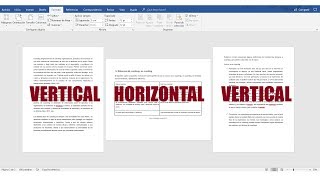 CÓMO COMBINAR HOJAS HORIZONTALES Y VERTICALES EN UN MISMO DOCUMENTO EN WORD FÁCILMENTE [upl. by Cannon]