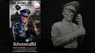 Kilgore HD Miniatures KGF017 COMIC 2  Schutzstaffel 110th resin bust [upl. by Emelin]