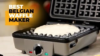 The Best Belgian Waffle Maker Of 2022 [upl. by Elatsyrc]